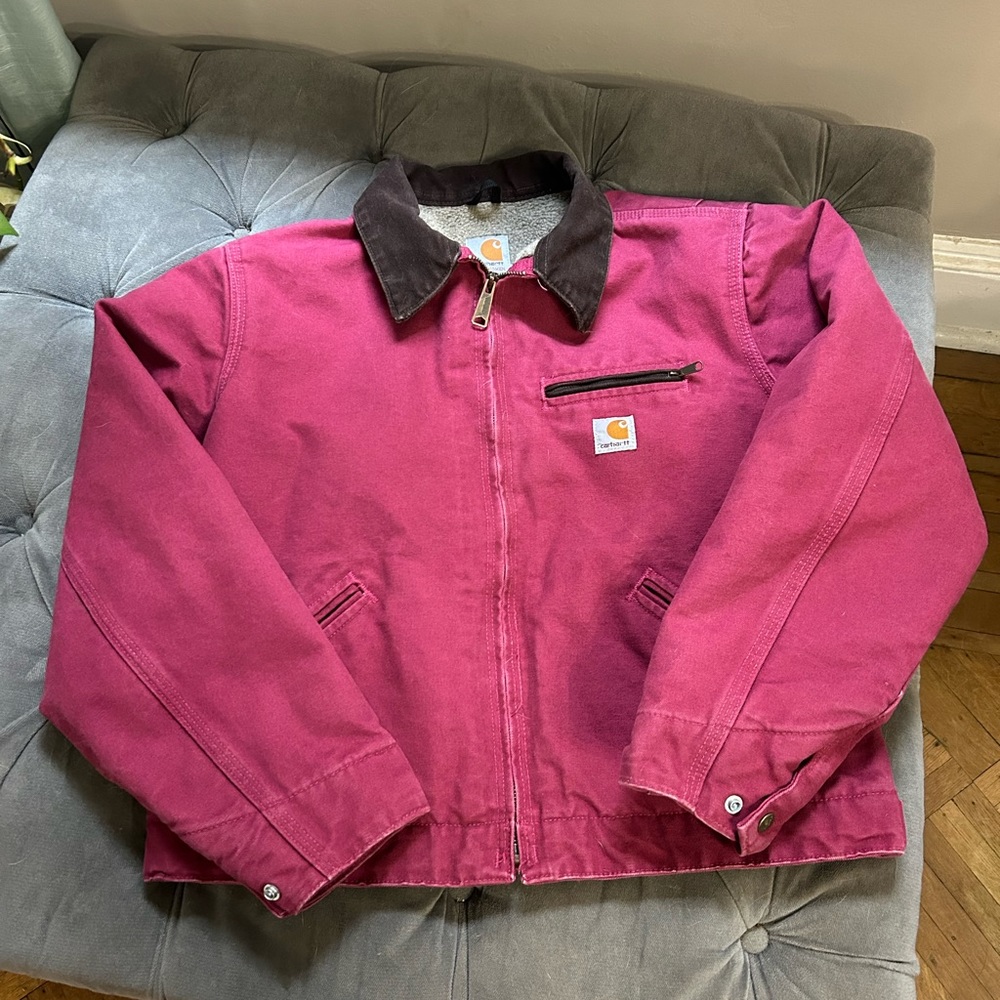 Carhartt Women’s Duck Cloth Sherpa Lined Coat Medium
